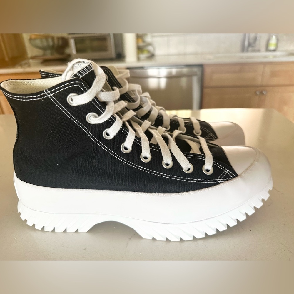 Converse Black and White High-Top Sneakers
